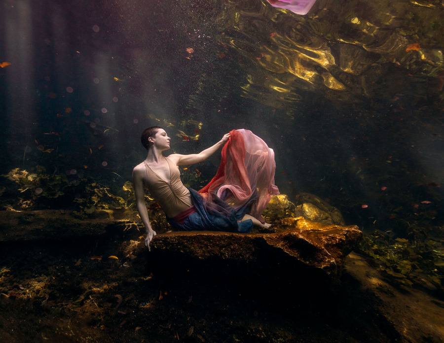 The Water Workshop underwater portrait