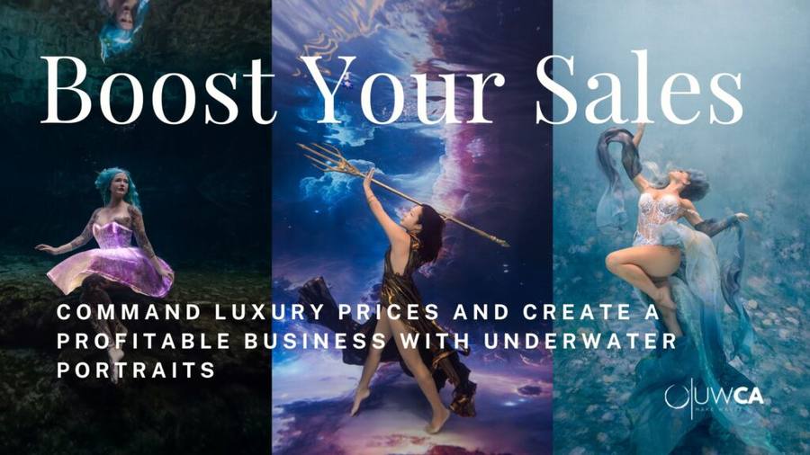 How to Price and Sell Luxury Underwater Portrait Sessions
